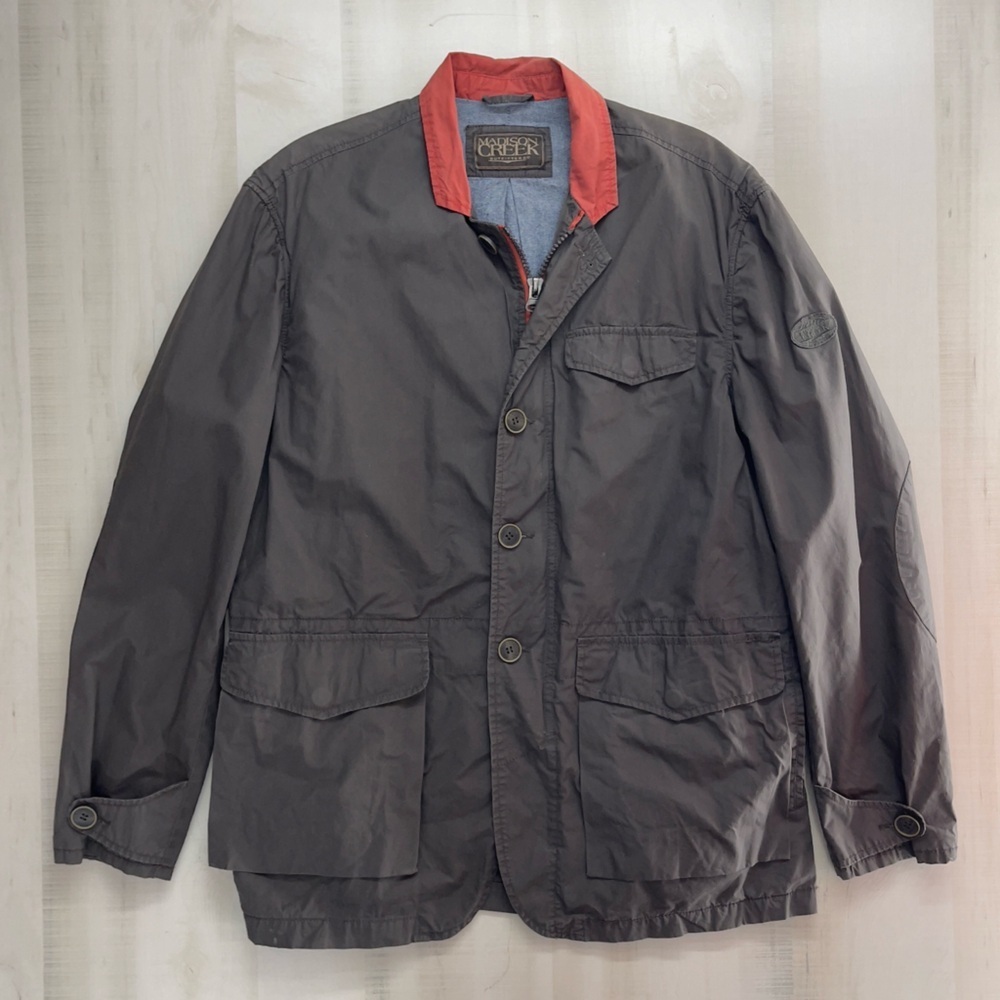 MADISON CREEK men’s high end field jacket coat gray XL outdoors